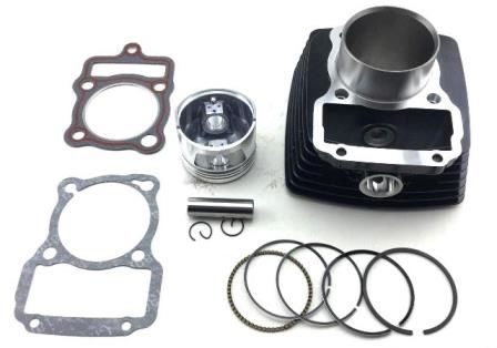 CG125.SILINDIR PISTON KOMPLE 15 PRN SIYAH