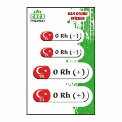 3D Kan Grubu STİCKER