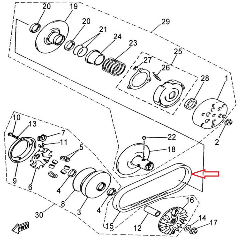 REGAL RAPTOR F320 Kayış