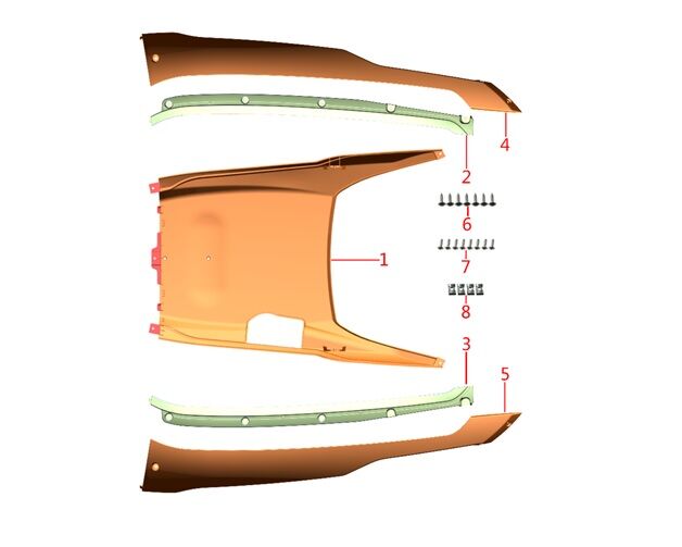 ALT MARŞBİYEL SAĞ MAT SİYAH ( RİSOTTO 50 )