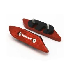 YAMAHA TMAX 530 UYUMLU DEKORATİF AYNA KAPAĞI KIRMIZI