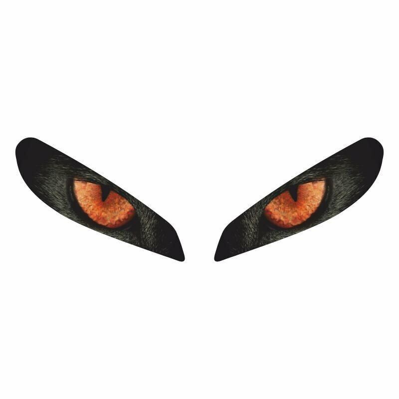 CF MOTO 250 SR 2020 - 2024 UYUMLU FAR STİCKER TURUNCU