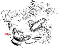 REGAL RAPTOR Promax 650L Far Altı Sakal Sağ Nardo Gri