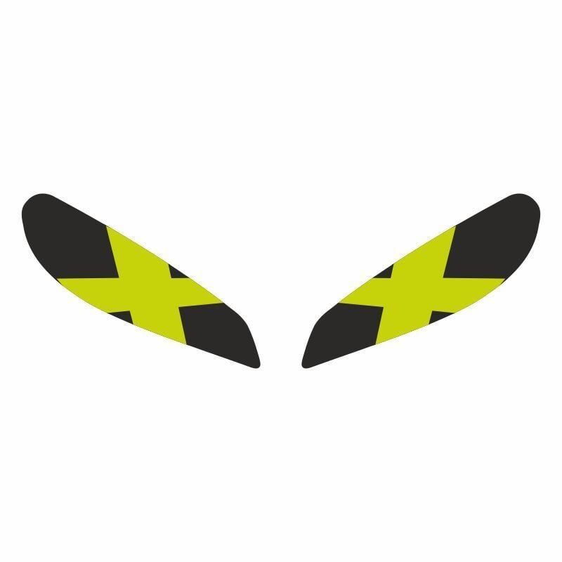 CF MOTO 250 SR 2020 - 2024 UYUMLU FAR STİCKER X FLO SARI