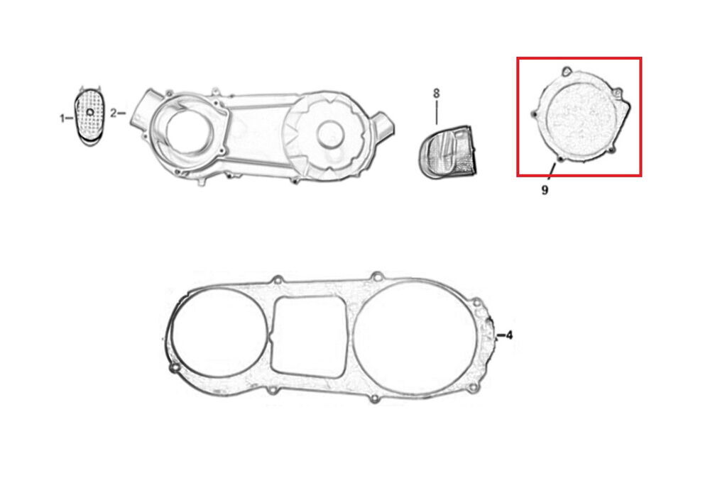 REGAL RAPTOR M210 Debriyaj Üst Dış Kapak