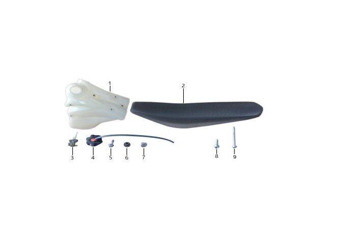 YUKİ DIRTY PAWS 250 2T YAKIT TANKI