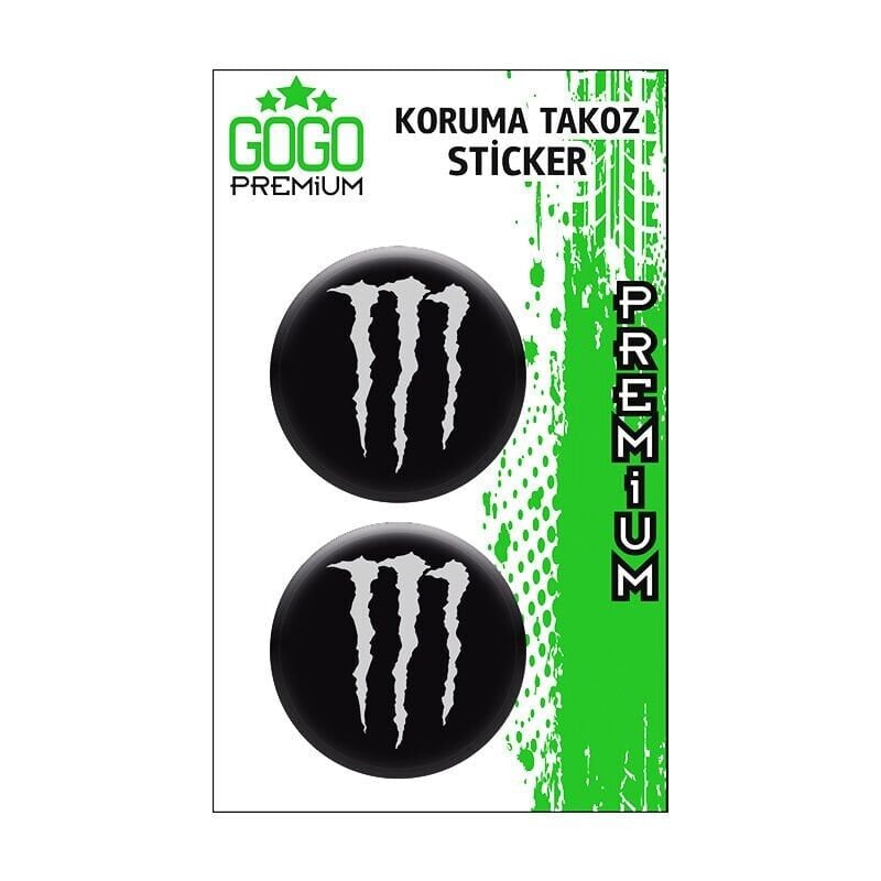 MONSTER KORUMA TAKOZU 4X4 İKİLİ DAMLA STİCKER