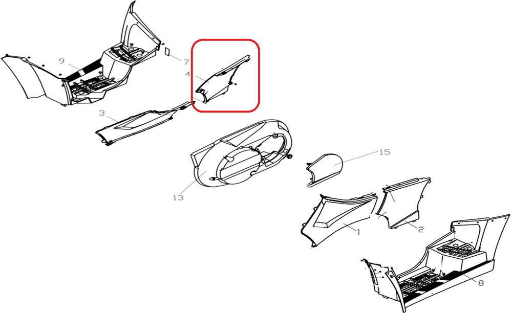 REGAL RAPTOR Promax 650L Gögüs Yan Kapak Arka Sağ Turuncu Renk
