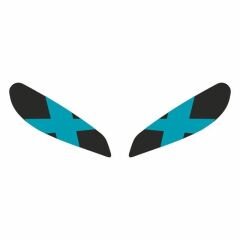 CF MOTO 250 SR 2020 - 2024 UYUMLU FAR STİCKER X MAVİ