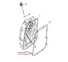 REGAL RAPTOR F320 Sağ Kartel Kapak Contası