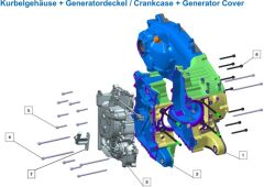 VOGE SR4 MAXİ 350 MANYETO ASKI BRAKETİ