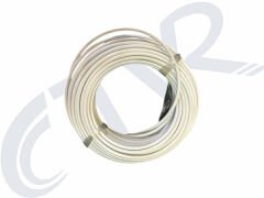 DIŞ KABLO 5 MM TEFLONLU BEYAZ (1 RULO 25 METRE)