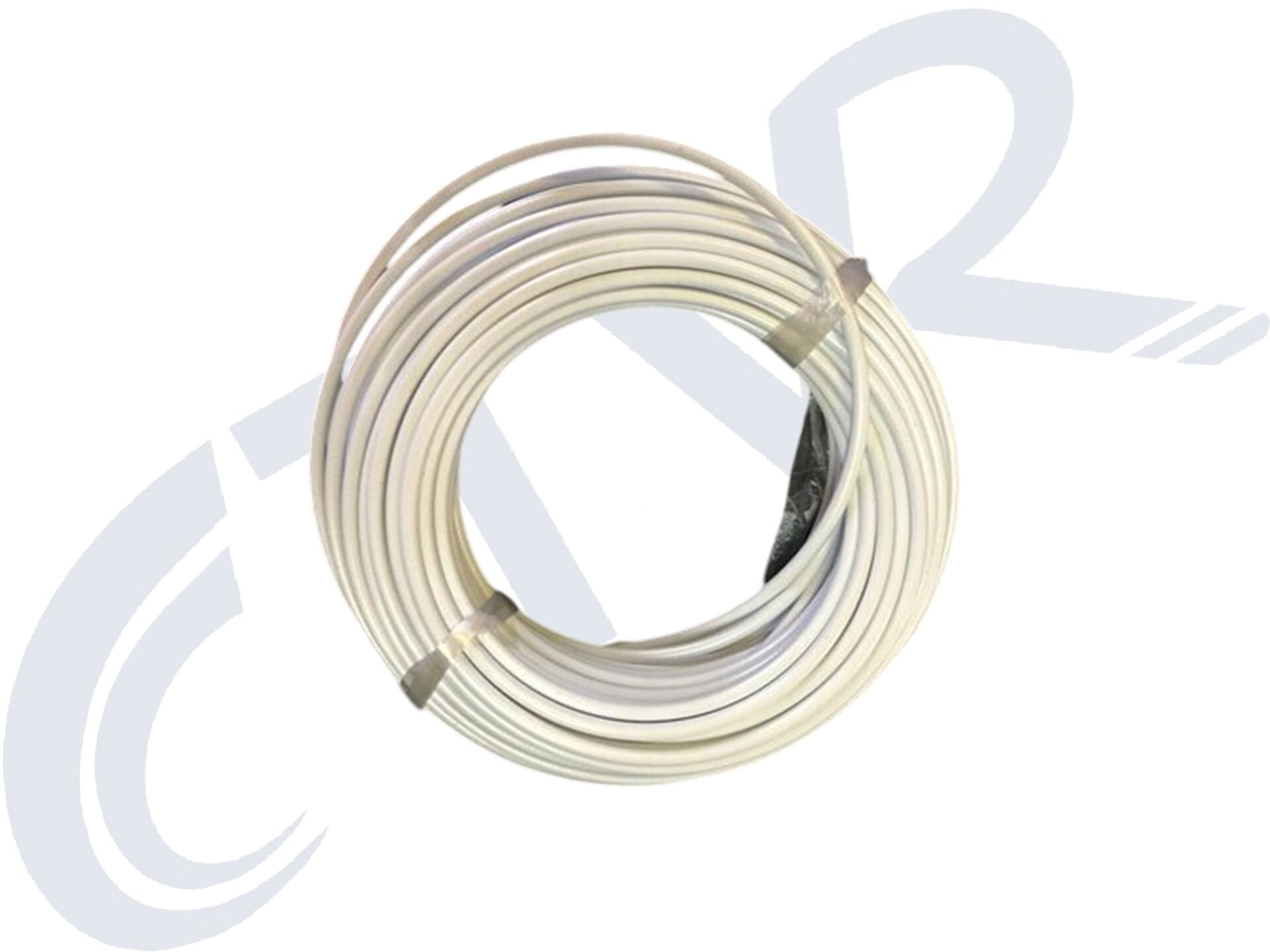 BİSİKLET DIŞ KABLO 5 MM TEFLONLU BEYAZ ( 1 RULO 25 METRE )