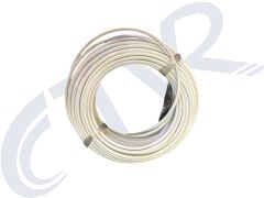 BİSİKLET DIŞ KABLO 5 MM TEFLONLU BEYAZ ( 1 RULO 25 METRE )