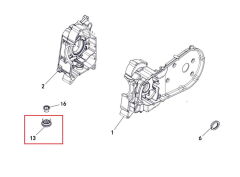 REGAL RAPTOR F320 Alt Yağ Tapası + Contası