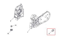 REGAL RAPTOR F320 Sol Krank Keçesi