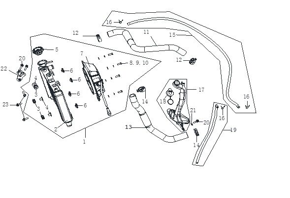 VOGE 525 RR RADYATÖR KALIN HORTUM 2