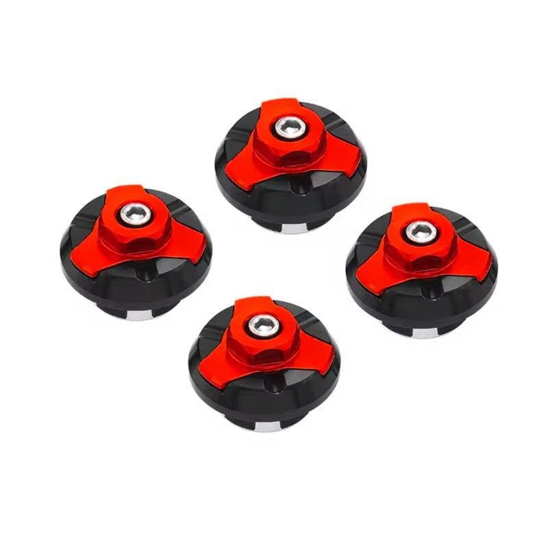 MOTOSİKLET ŞASE VİDA KAPAKLARI KIRMIZI PAKET İÇERİĞİ 1 ADET