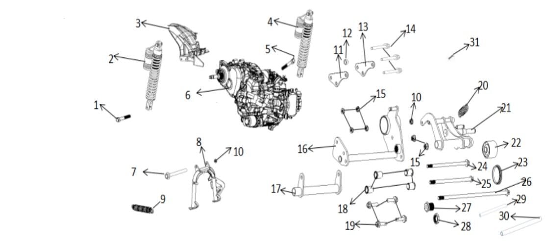 YUKİ HURACAN MOTOR ASKI MİLİ 3