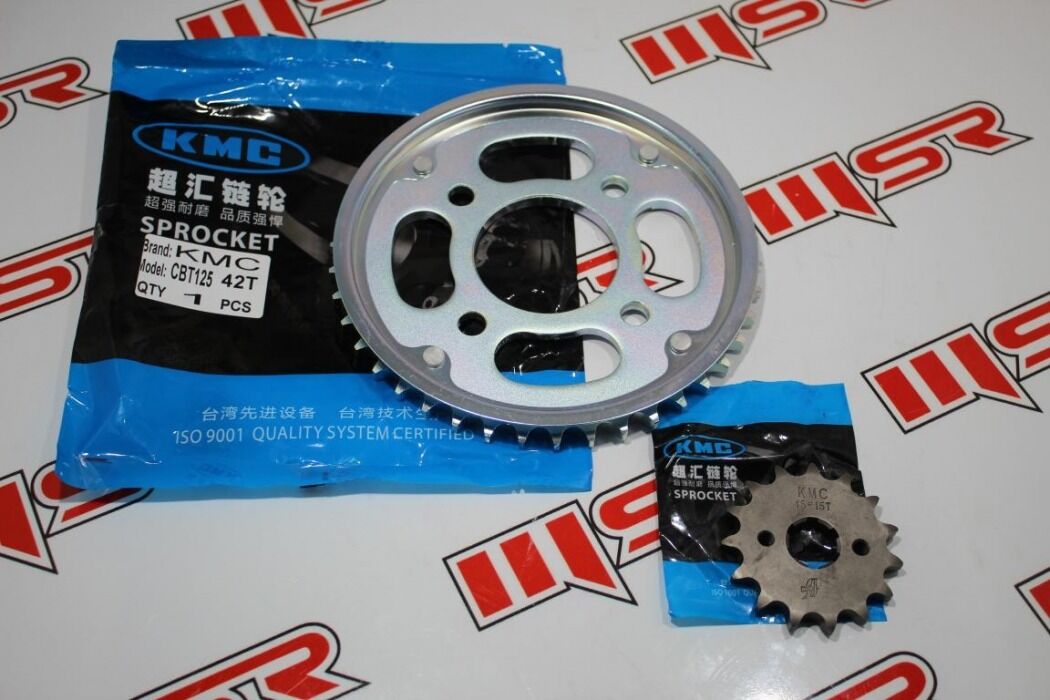 ÖN-ARKA DİŞLİ KMC CBT 125 15T/42T