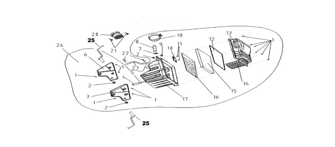 VOGE 300R HAVA FİLTRESİ SET