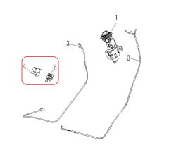 REGAL RAPTOR Xsuv 125 Sele Kilit Mekanizması