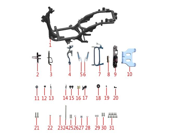 MOTOR ASKI DEMİRİ ( RİSOTTO 125 )
