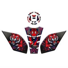 CF MOTO 250 SR 2020 - 2024 UYUMLU TANK PAD SET 011