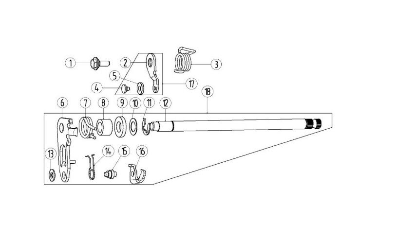 YUKİ DIRTY PAWS 250 2T VİTES SABİTLEME STOPERİ