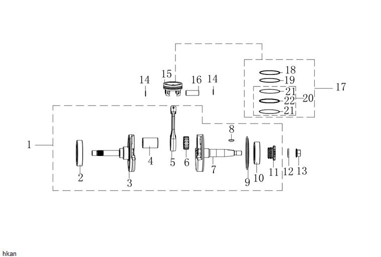 PİSTON PİMİ SEKMANI (VAMPIRE 125 - X WAY)