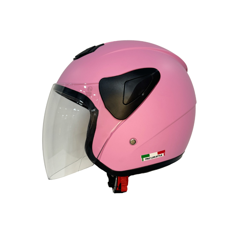 SWAY SW 733 Pembe Yarım Kask XL