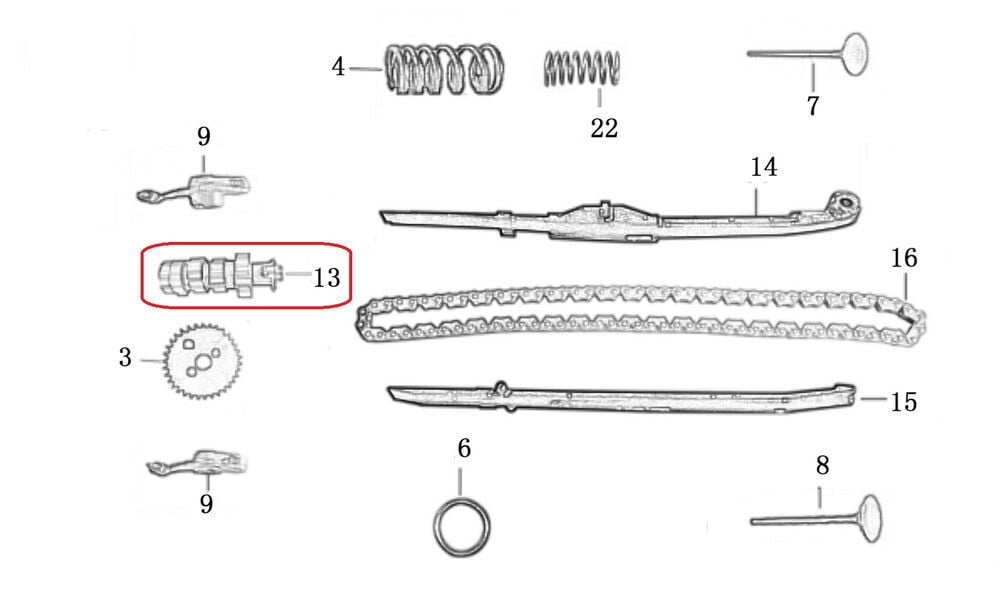 REGAL RAPTOR M210 Eksantirik Mili
