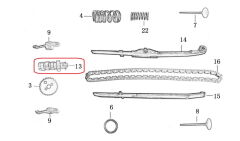 REGAL RAPTOR M210 Eksantirik Mili