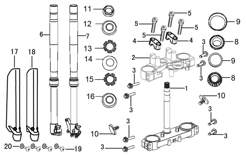 YUKİ YK250GY-7 HUŞ TAKIMI