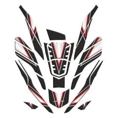 HONDA PCX 2021 - 2023 UYUMLU TANK PAD SET 003