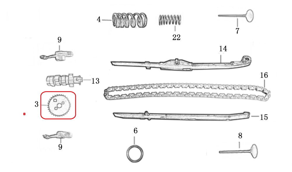 REGAL RAPTOR M210 Eksantirik Dişlisi