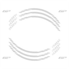 GP Kompozit Honda Dio 2021-2024 Uyumlu Jant Şeridi Reflektif Gri