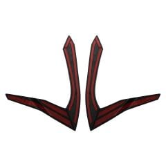 GP Kompozit Honda PCX 125 / 150 2021-2024 Uyumlu Üst Bacak Koruma Siyah