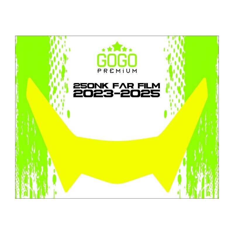 CF MOTO 250NK 2023 - 2025 UYUMLU FAR ÜSTÜ FİLM SARI