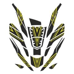 HONDA PCX 2021 - 2023 UYUMLU TANK PAD SET 008