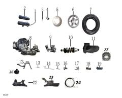 YUKİ HAMMER 50 ORTA SEHPA YAYI