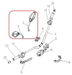 REGAL RAPTOR Xsuv 125 Ayna Takımı