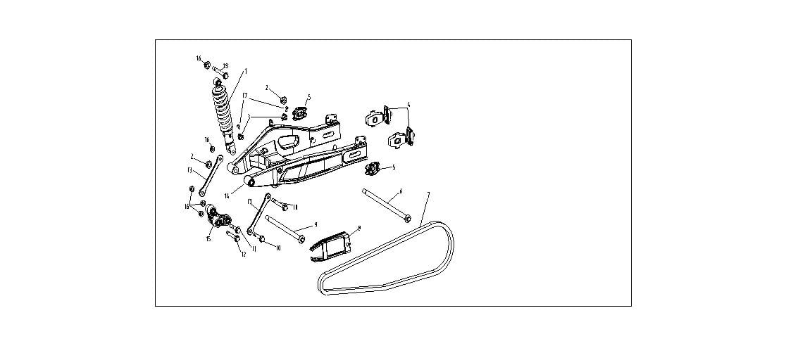 VOGE 300R ARKA TEKER MİLİ