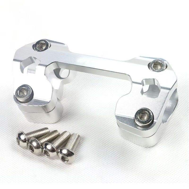 UNİVERSAL MOTOSİKLET GİDON KELEPÇESİ 28 mm GÜMÜŞ