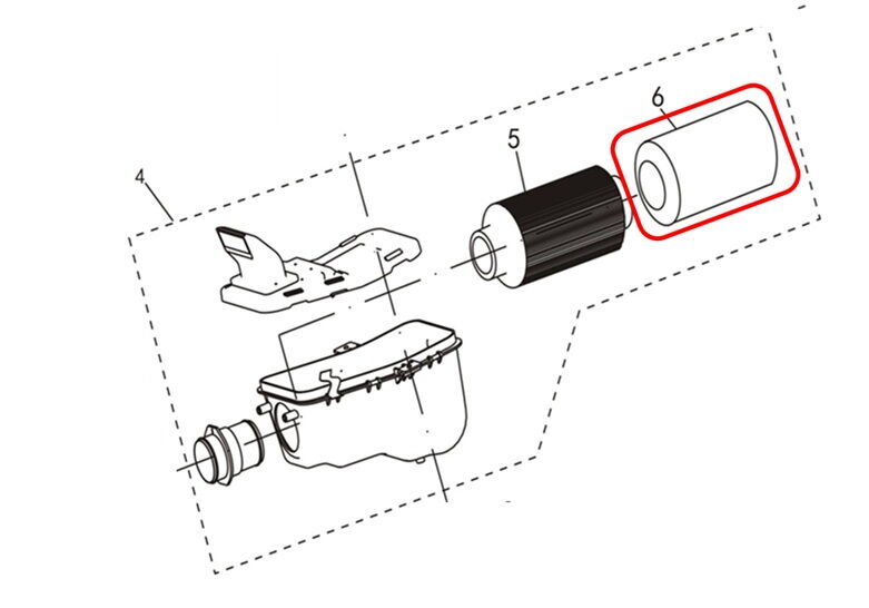 REGAL RAPTOR F320 Hava Filtre Süngeri