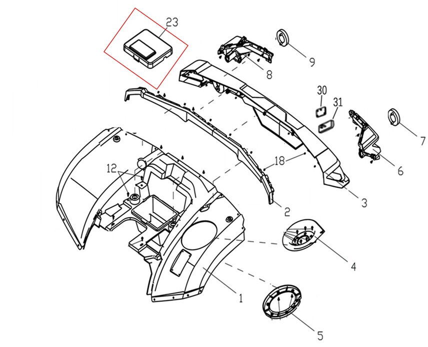 REGAL RAPTOR Promax 650L Takım Kutusu Kapağı
