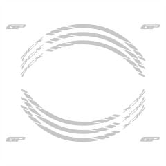 GP Kompozit Honda PCX 125 / 150 2014-2024 Uyumlu Jant Şeridi Reflektif Gri