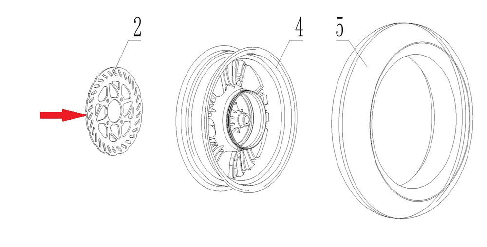 REGAL RAPTOR Max 125 Arka Disk Aynası