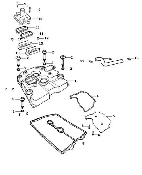 VOGE 525 RR KÜLBÜTÖR KAPAĞI