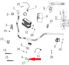 REGAL RAPTOR Xsuv 125 Yan Sehpa Müşürü